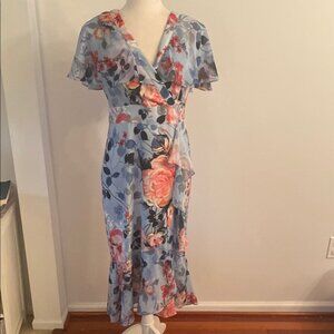 Adriana Papell size 6 floral dress